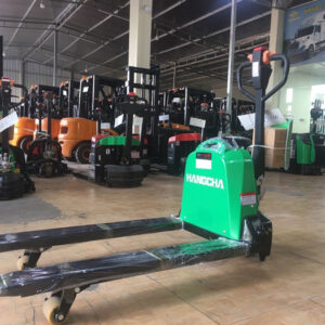 xe nâng tay điện mini